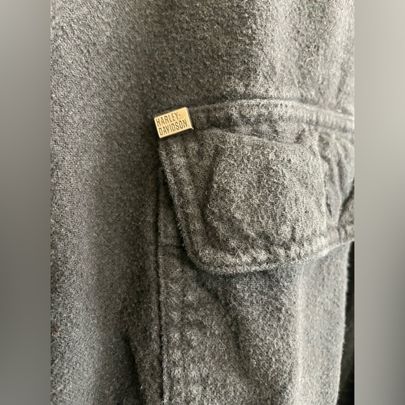 Men’s XL Harley Davidson flannel button up - Picture 4 of 9